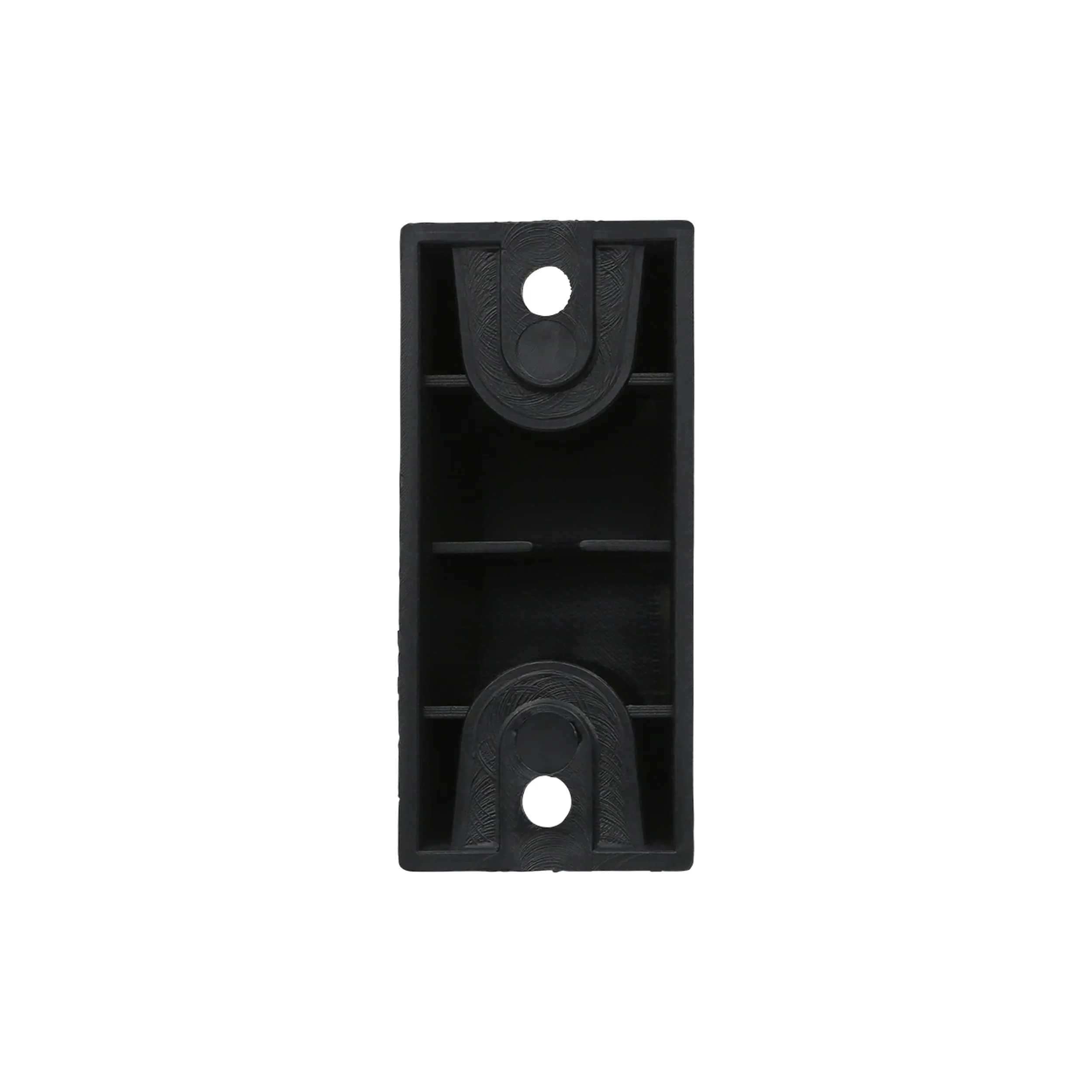2 3/8" Black, Bottom Stud, Plastic, #L-2066