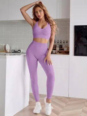 Active Essentials Stylish Tank and Leggings Set: Performance and Comfort Combined