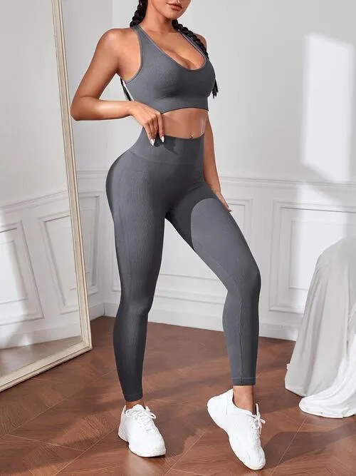 Active Essentials Stylish Tank and Leggings Set: Performance and Comfort Combined