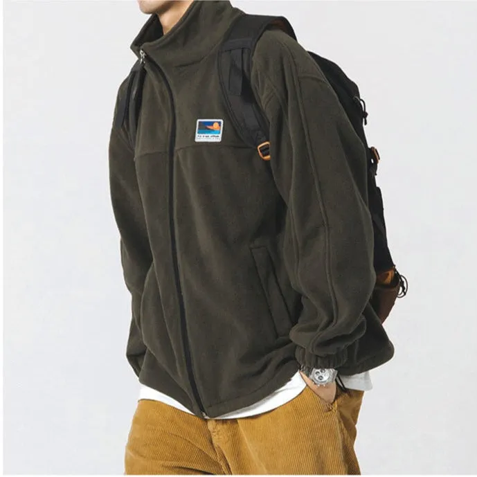 Aidase Spring Autum Japanese Streetwear Stand Up Collar Sweatshirt Men Clothing Harajuku Casual Cardigan Hip Hop Couple Coat