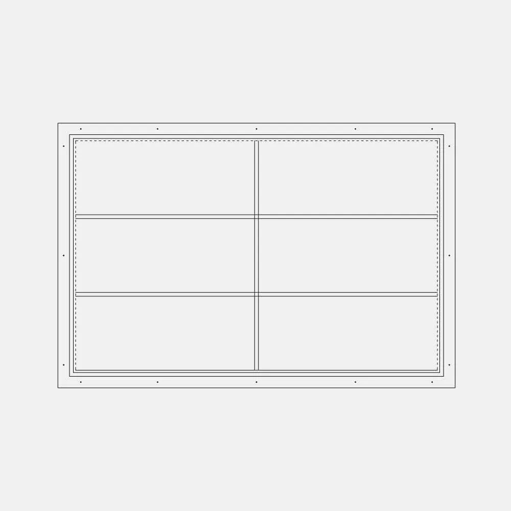 Air Window 1V 2H - Fixed Landscape