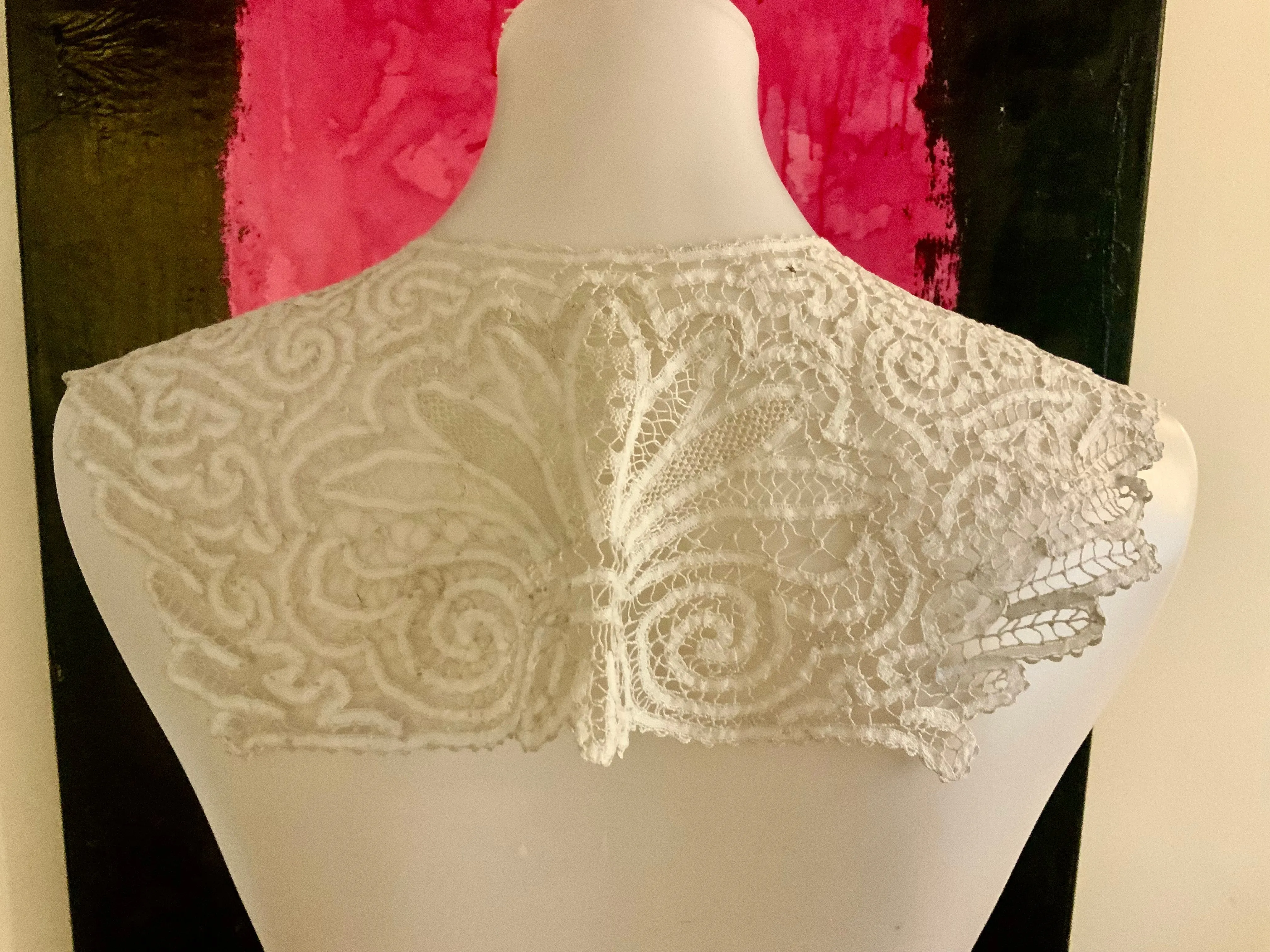 Antique Collar - Handmade Lace - 1900