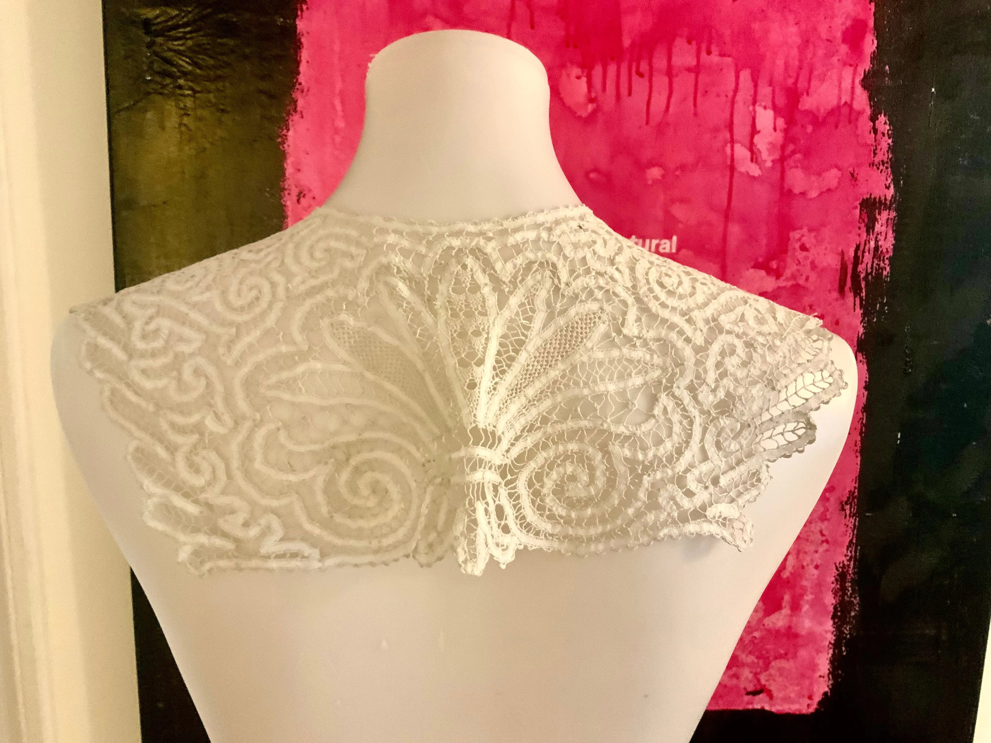 Antique Collar - Handmade Lace - 1900