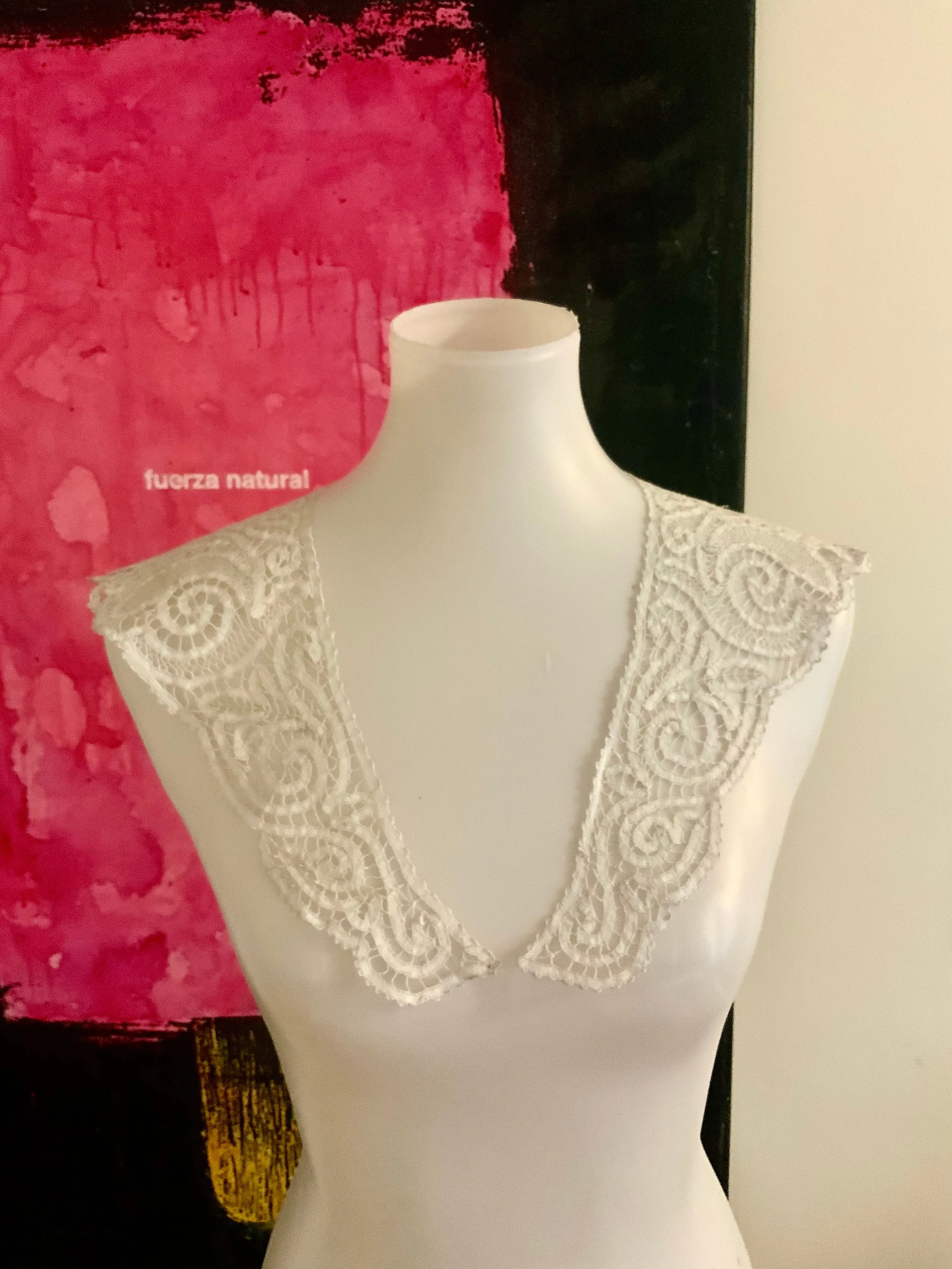 Antique Collar - Handmade Lace - 1900