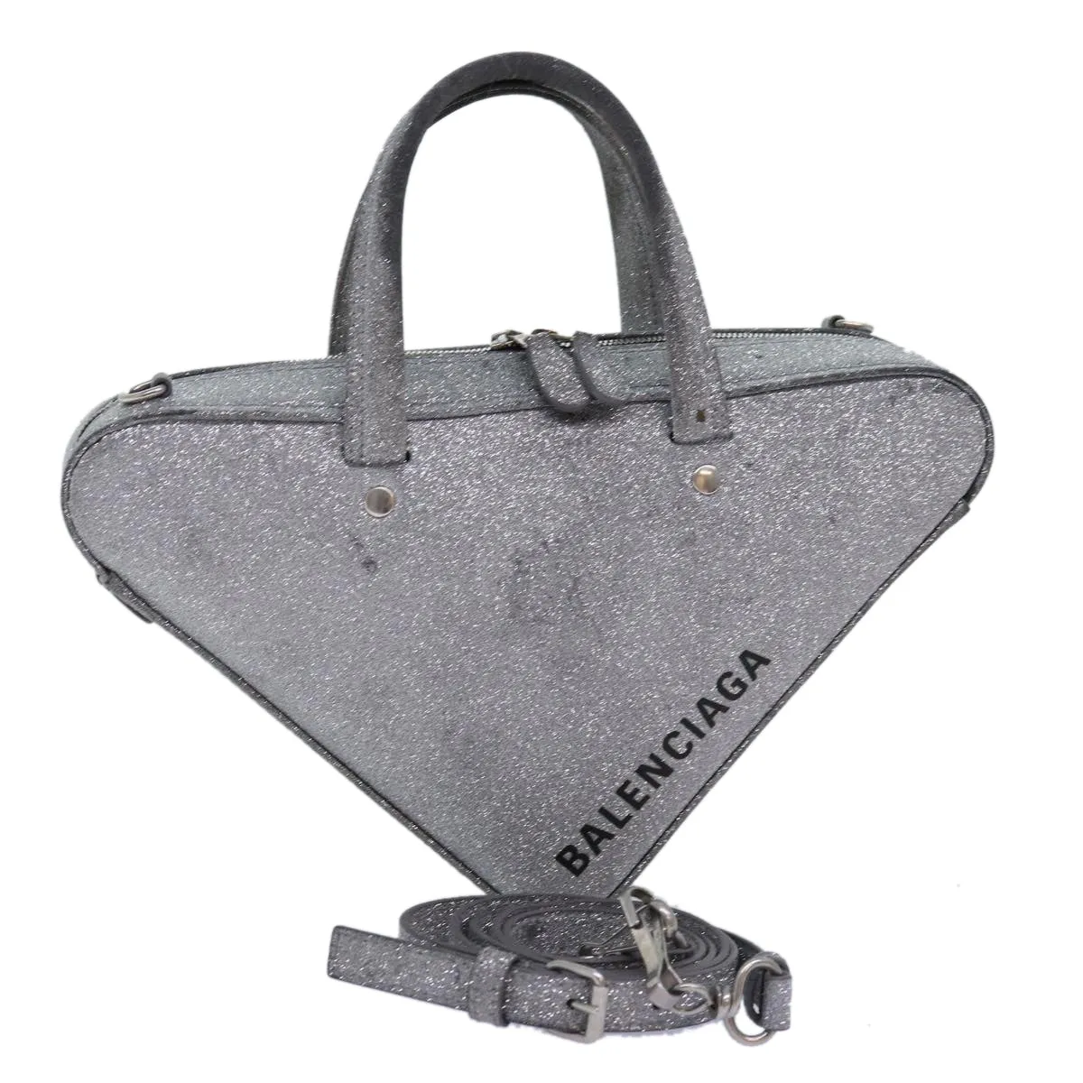 BALENCIAGA Triangle Duffle Handbag