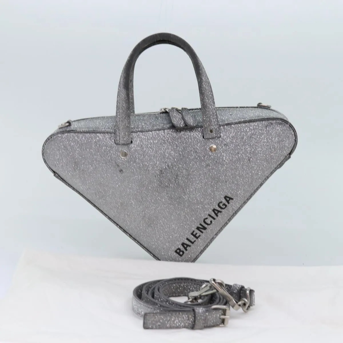 BALENCIAGA Triangle Duffle Handbag