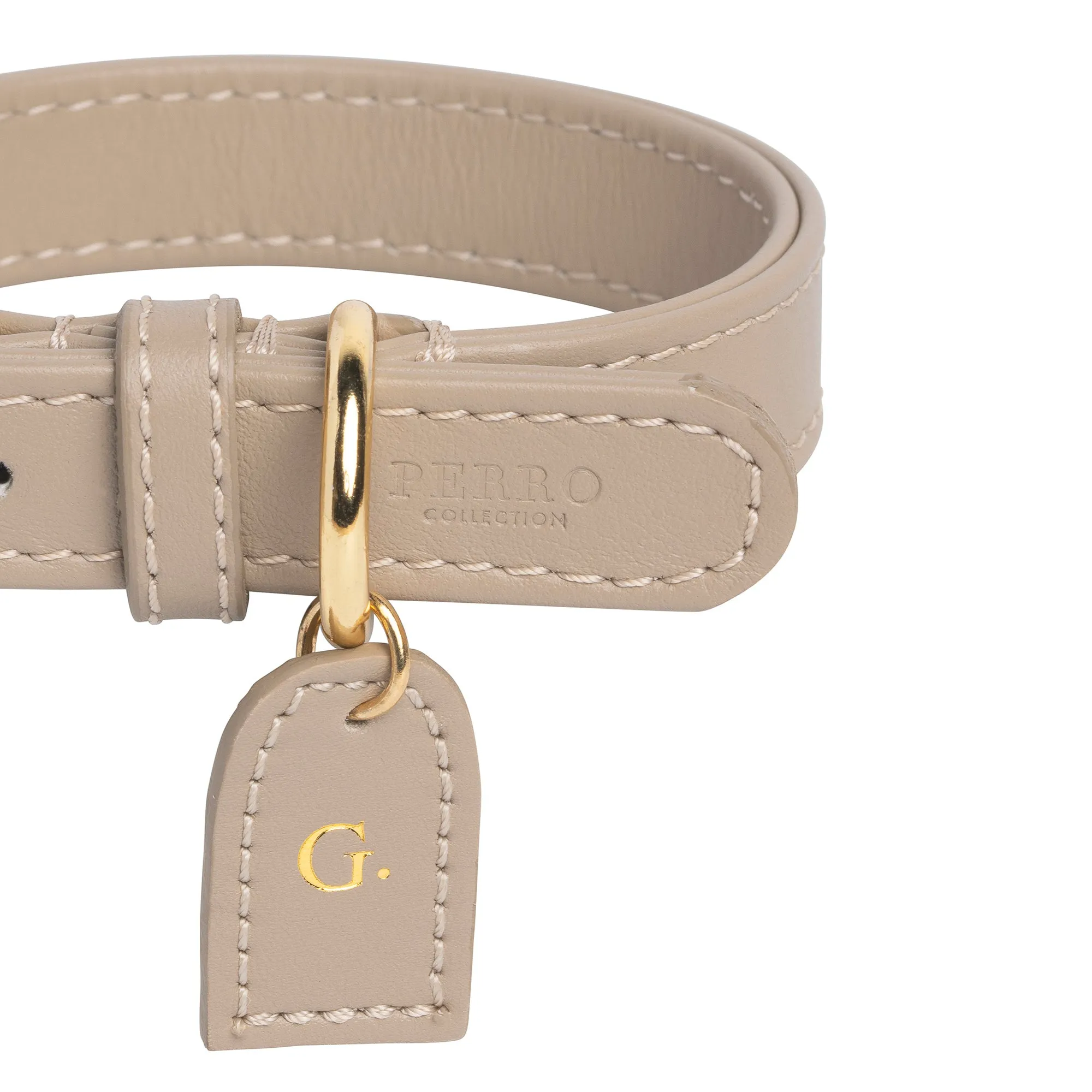 Beige collar