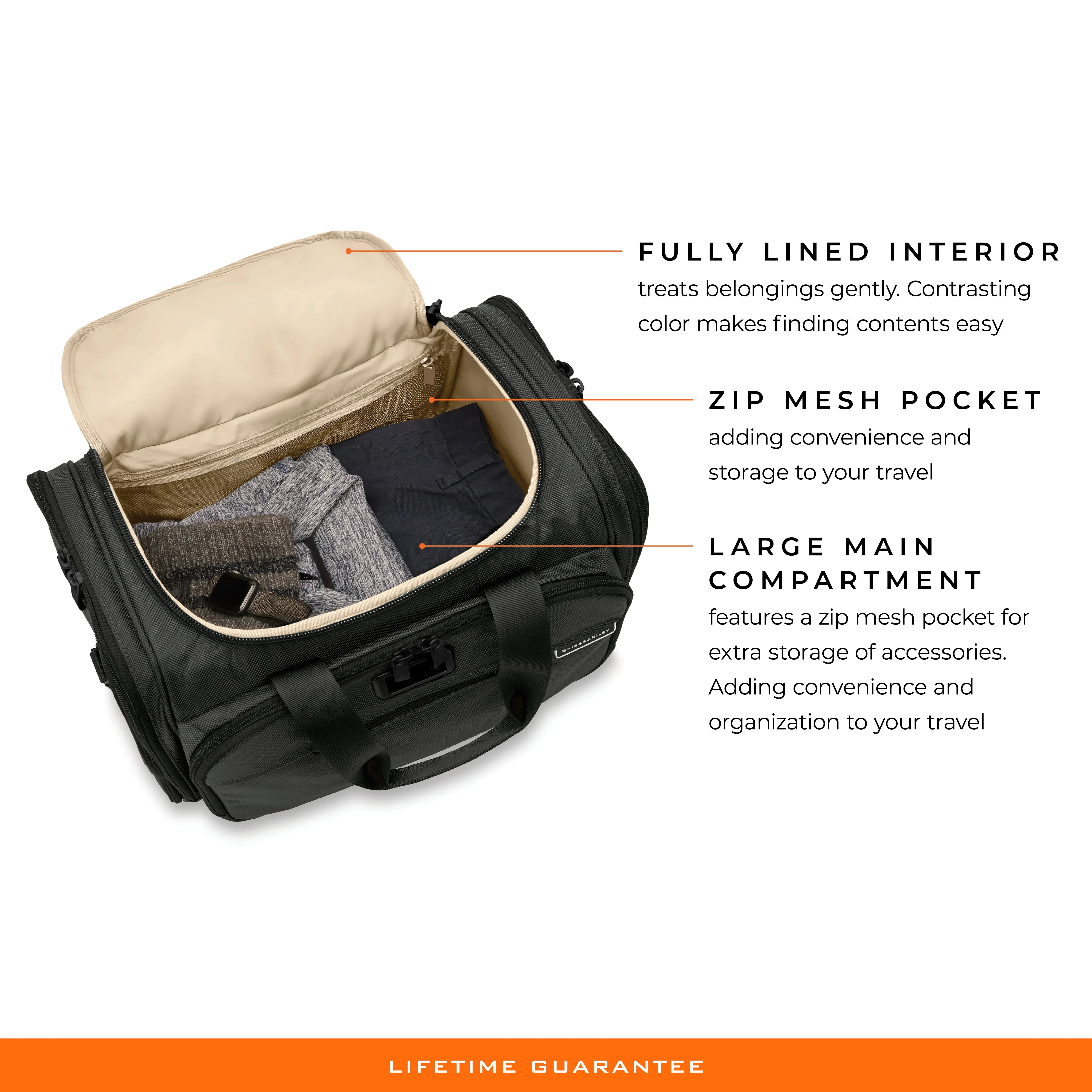 Briggs & Riley Baseline Under seat Duffle - Black