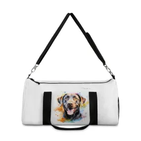 Chocolate Labrador Duffel Bag