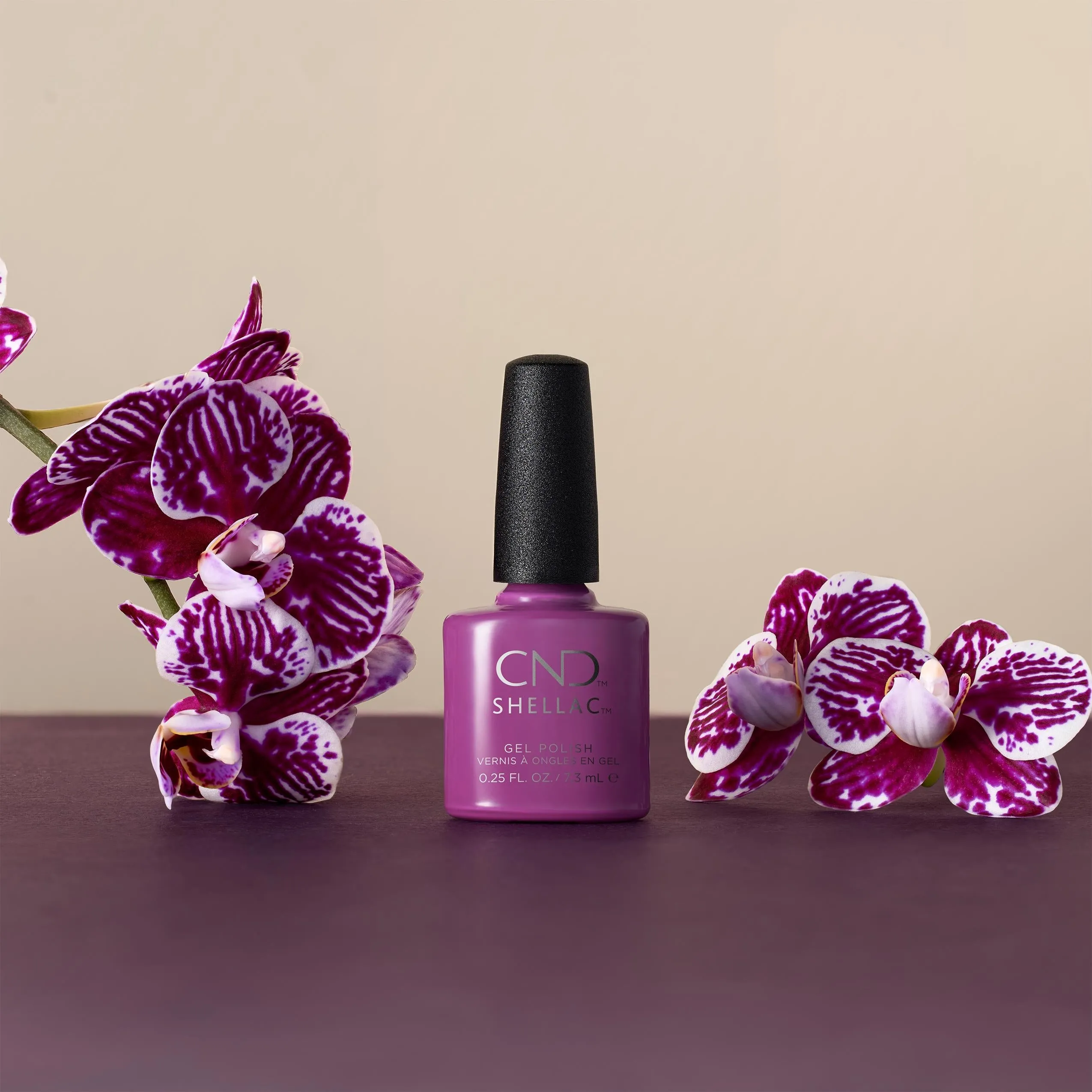 CND - Shellac Xpress5 Combo - Base, Top & Orchid Canopy (0.25 oz)