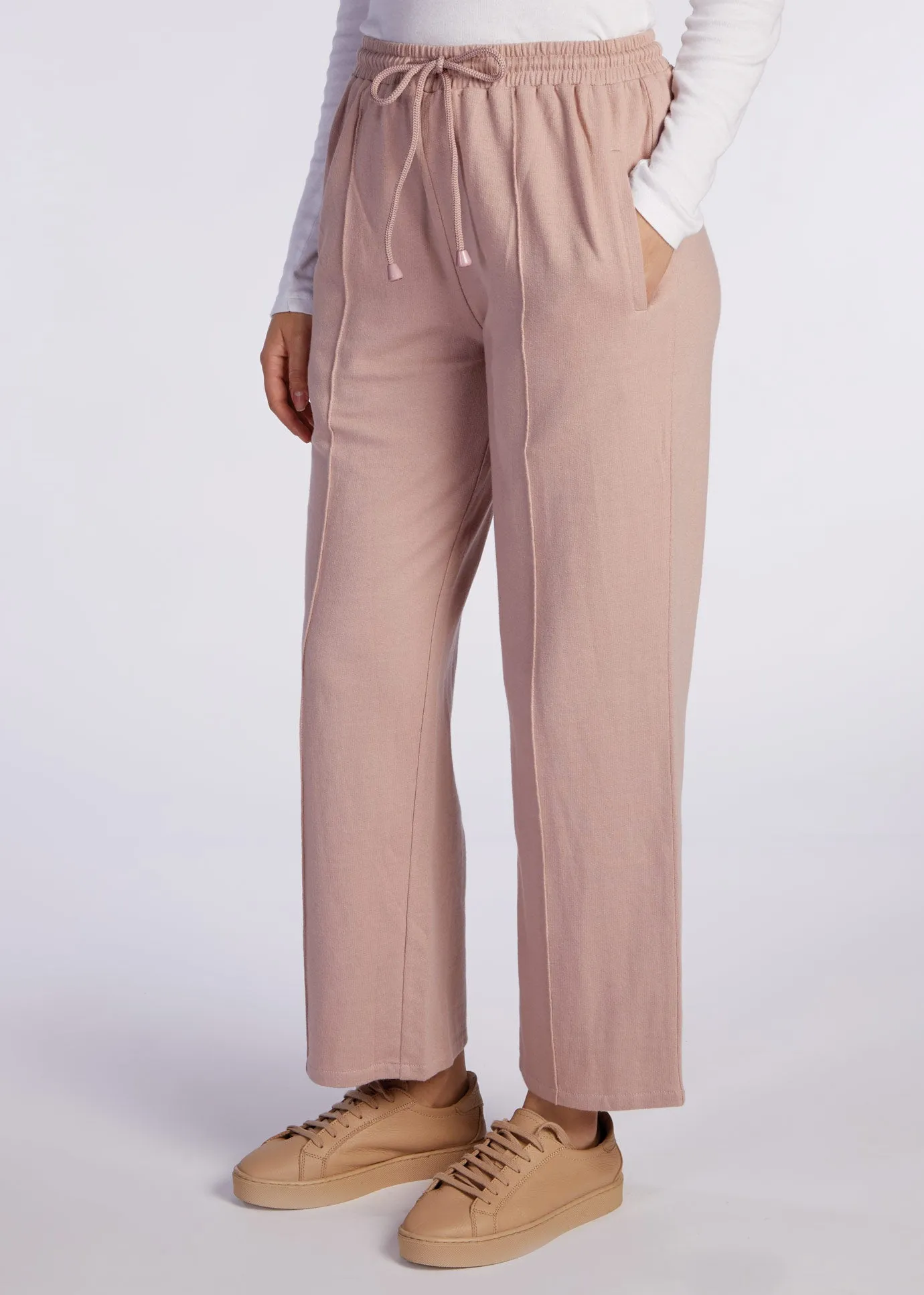 Cotton Loose Fit Joggers Pink - Final Sale