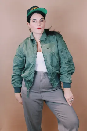 Cropped Bomber Jacket