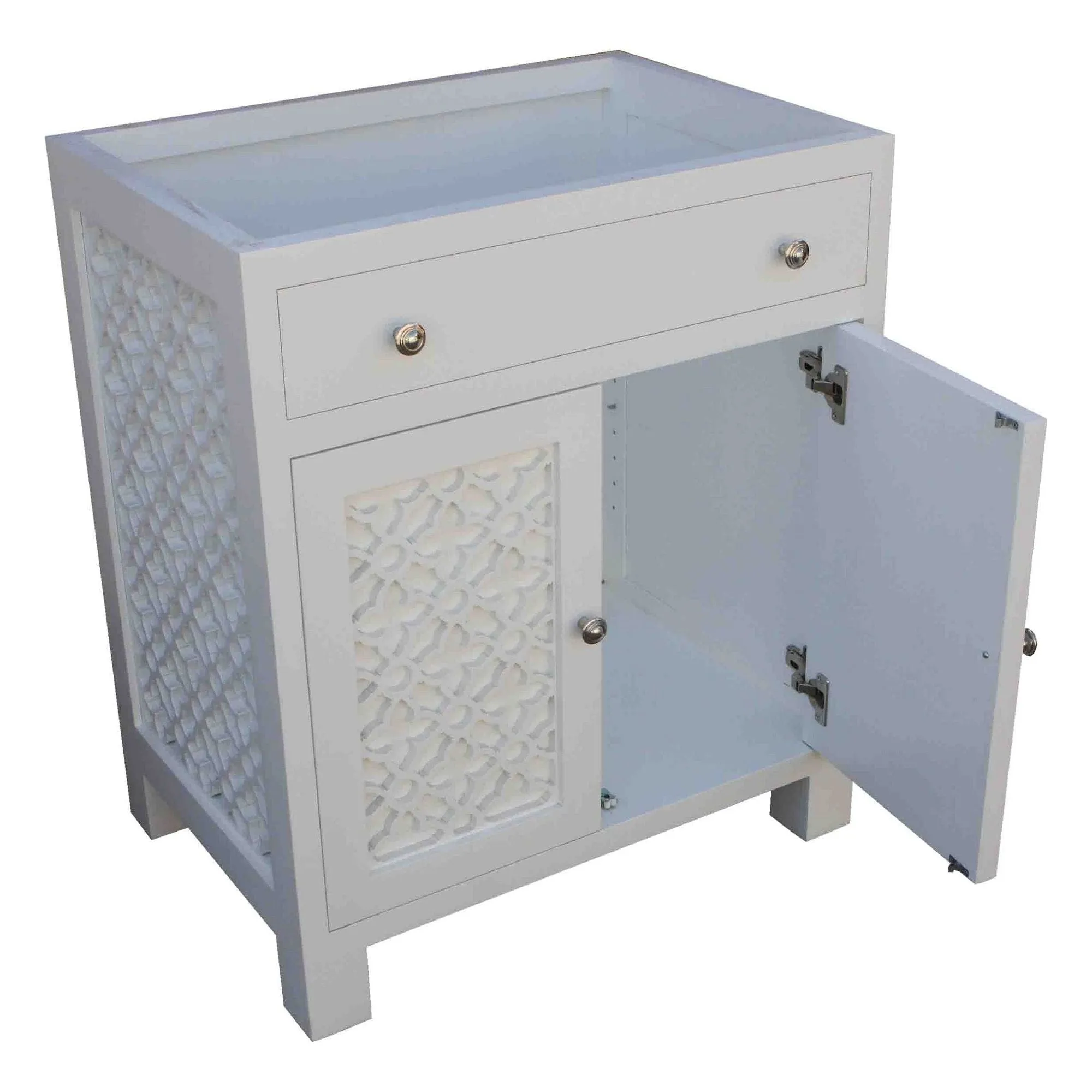 Custom Sink Vanity With Laser Door Panel