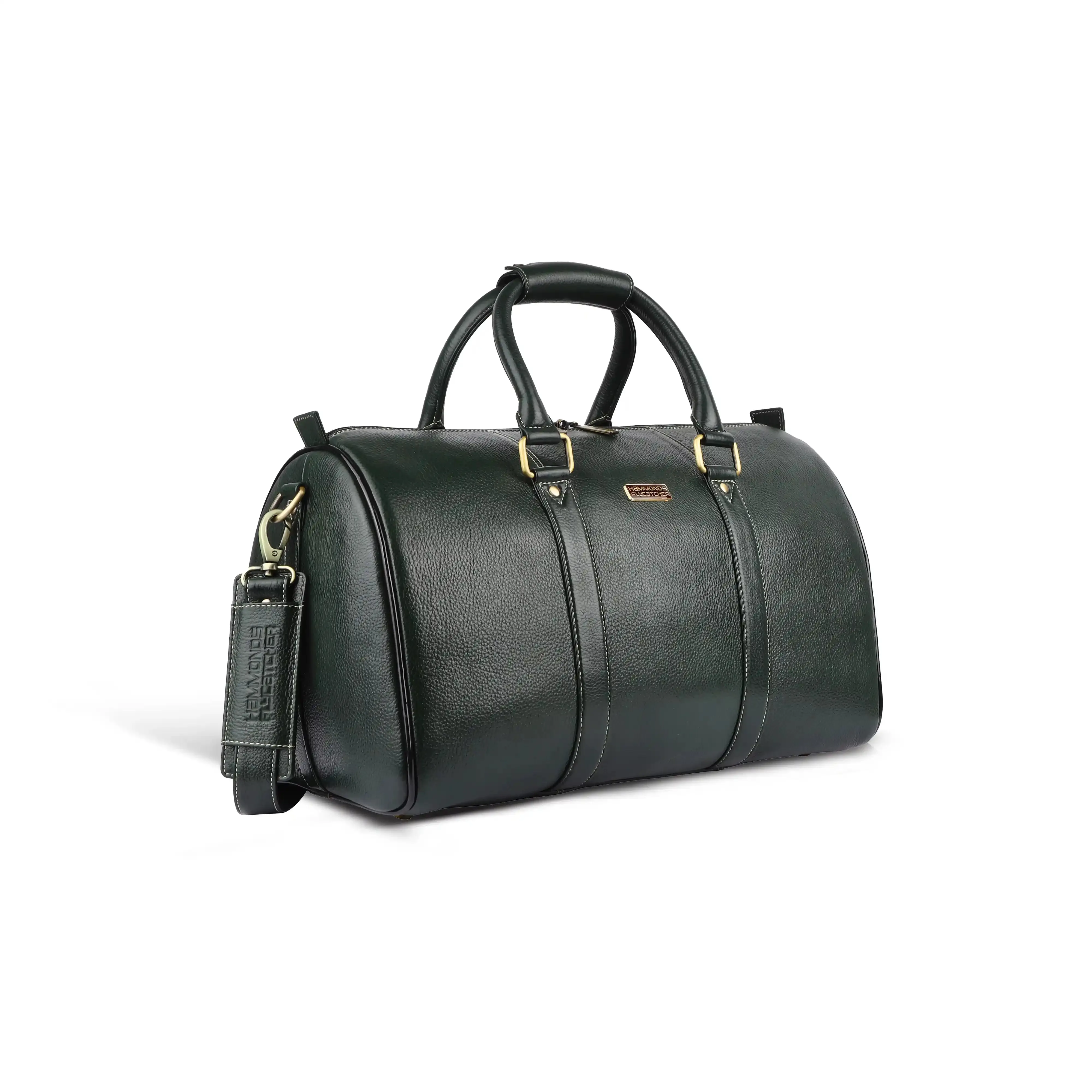 Duffle Bag for Travel - Genuine Leather Travel Bag for Luggage - Ideal Cabin Weekender Bag - Spacious, Stylish and Durable