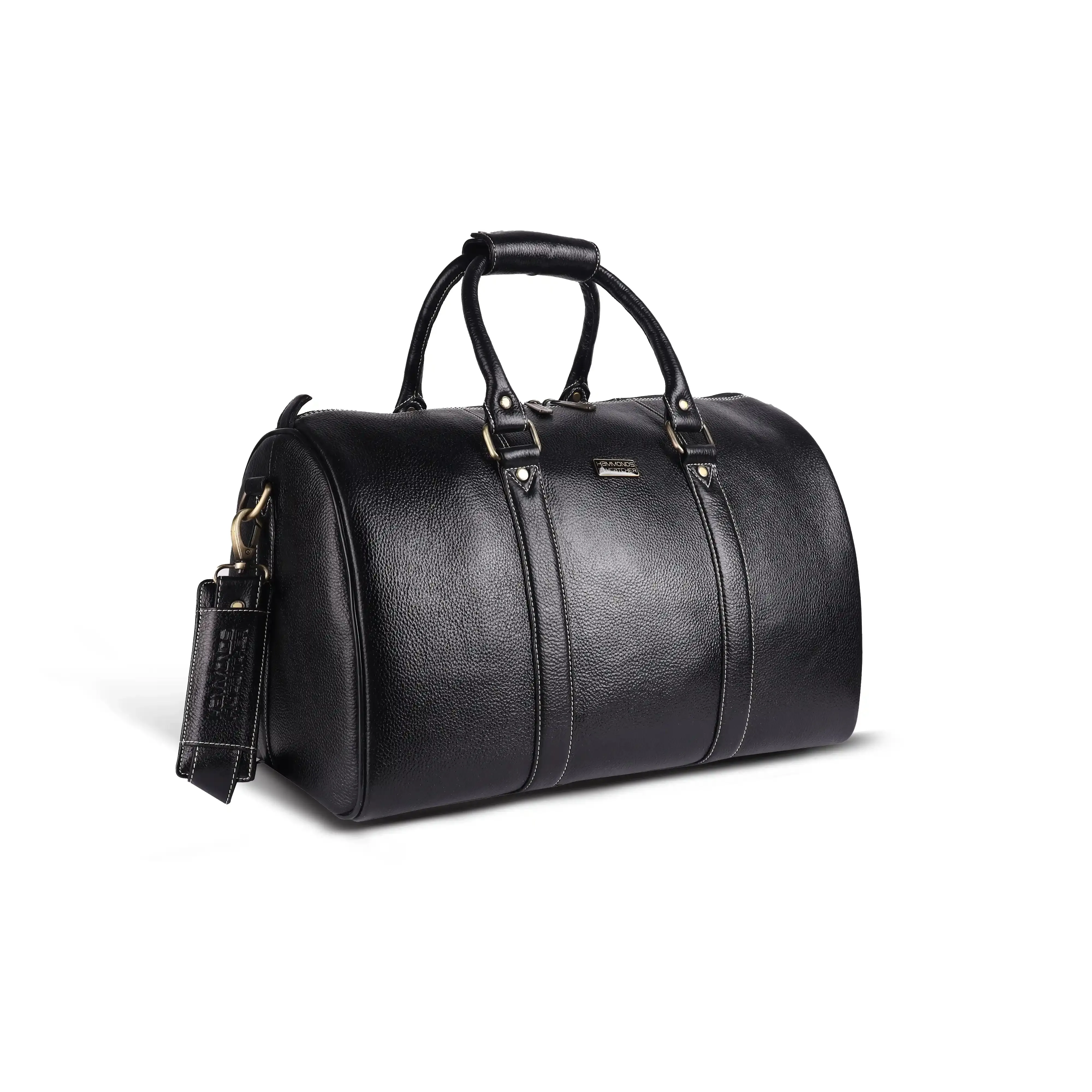 Duffle Bag for Travel - Genuine Leather Travel Bag for Luggage - Ideal Cabin Weekender Bag - Spacious, Stylish and Durable