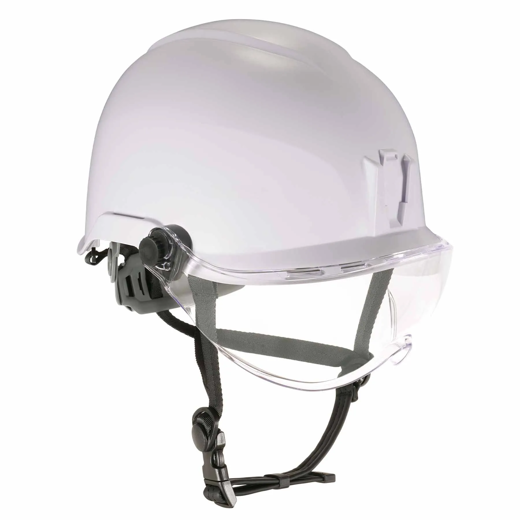 Ergodyne 60215 8974V Anti-Fog Clear Lens White Class E Safety Hard Hat Helmet   Visor