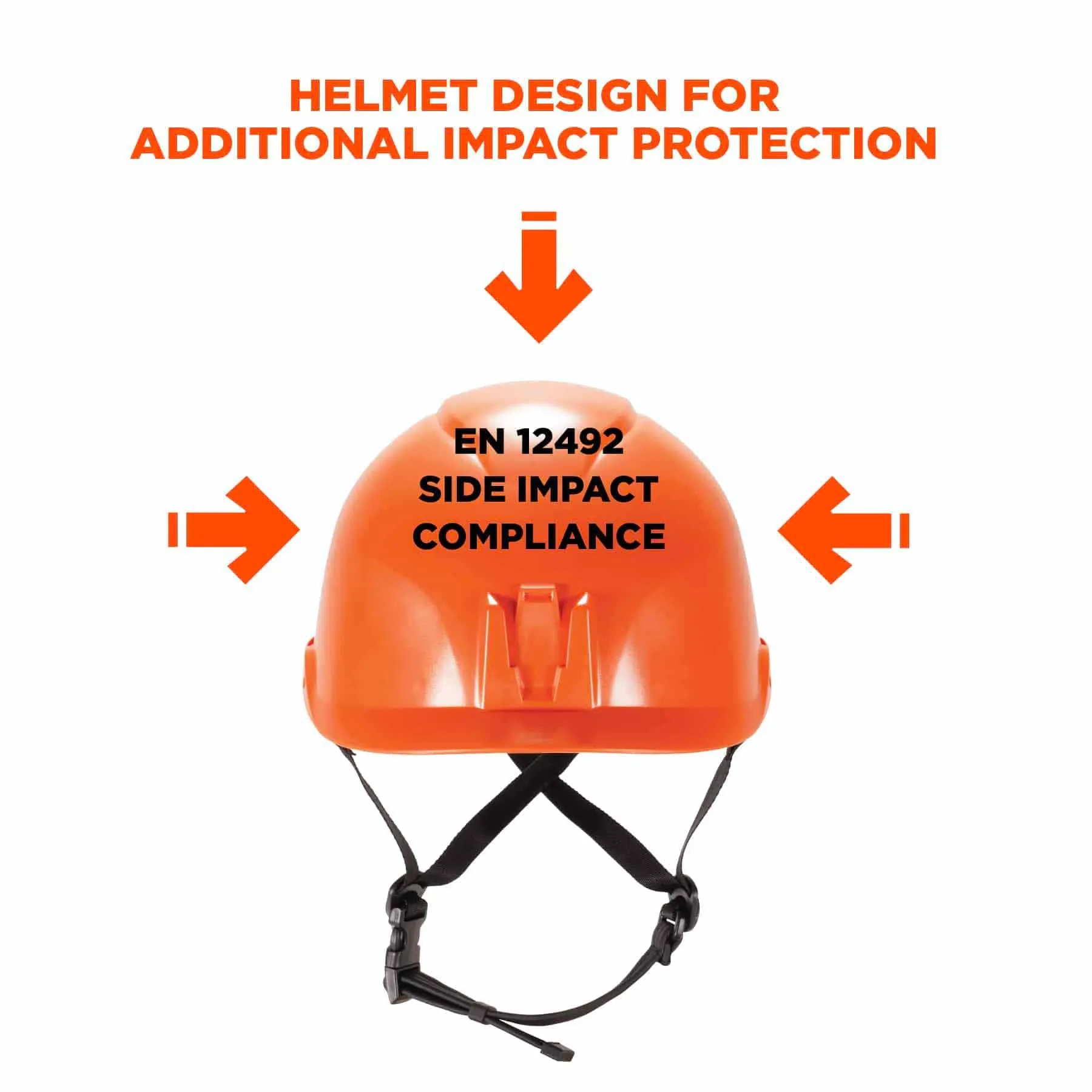Ergodyne 60217 8974V Anti-Fog Clear Lens Orange Class E Safety Hard Hat Helmet   Visor