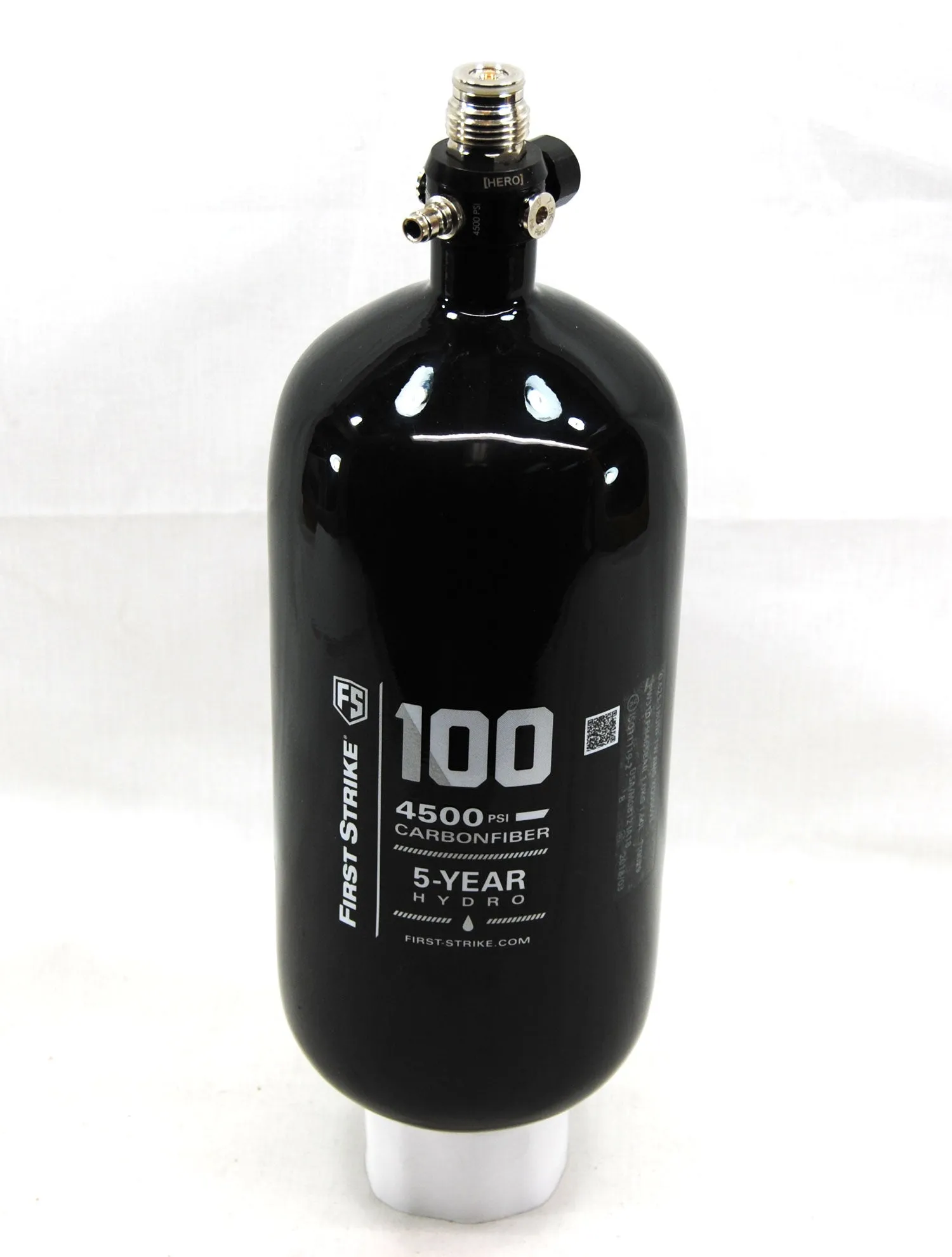 First Strike HERO 2.0 100ci 4500psi HPA Nitrogen Paintball Tank