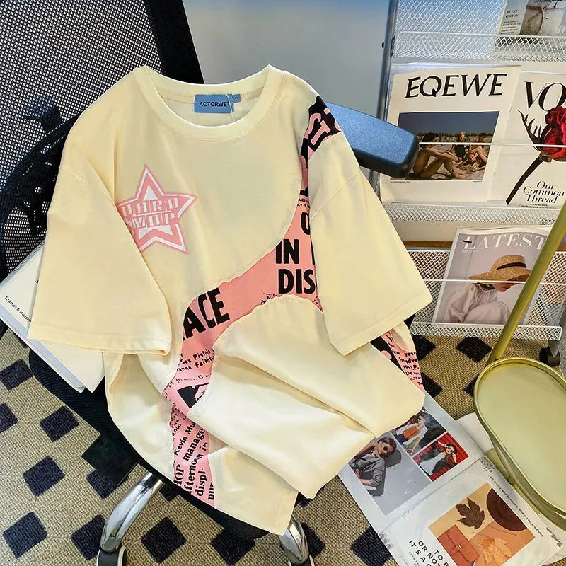 Girlary Y2K Women Men Hoodies Vintage Korean Streetwear Star Harajuku Zipper Jacket Kpop Hip Hop Sweatshirt Top Coat TShirt Clothes