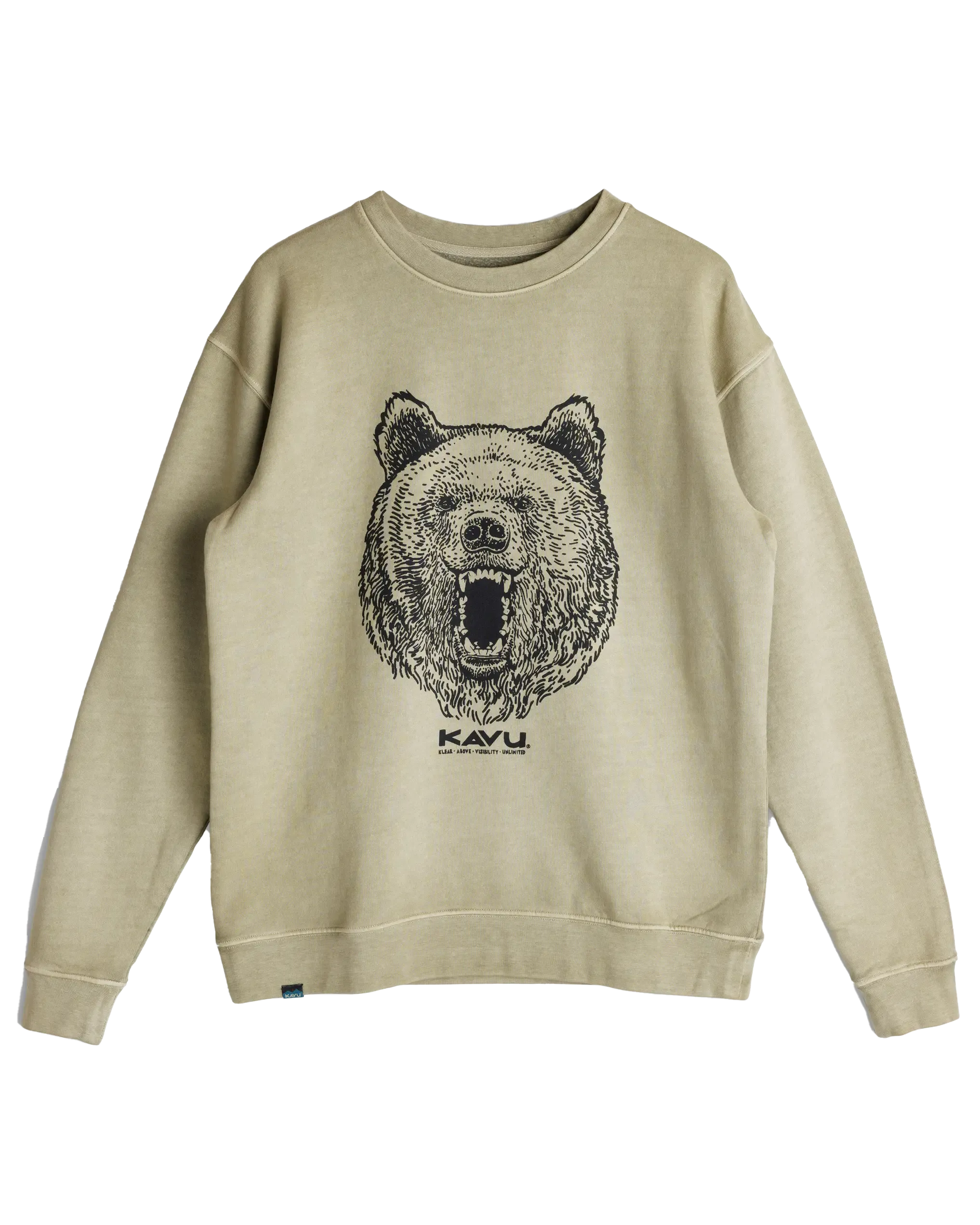 Kavu Core Crew Sweatshirt in Olive