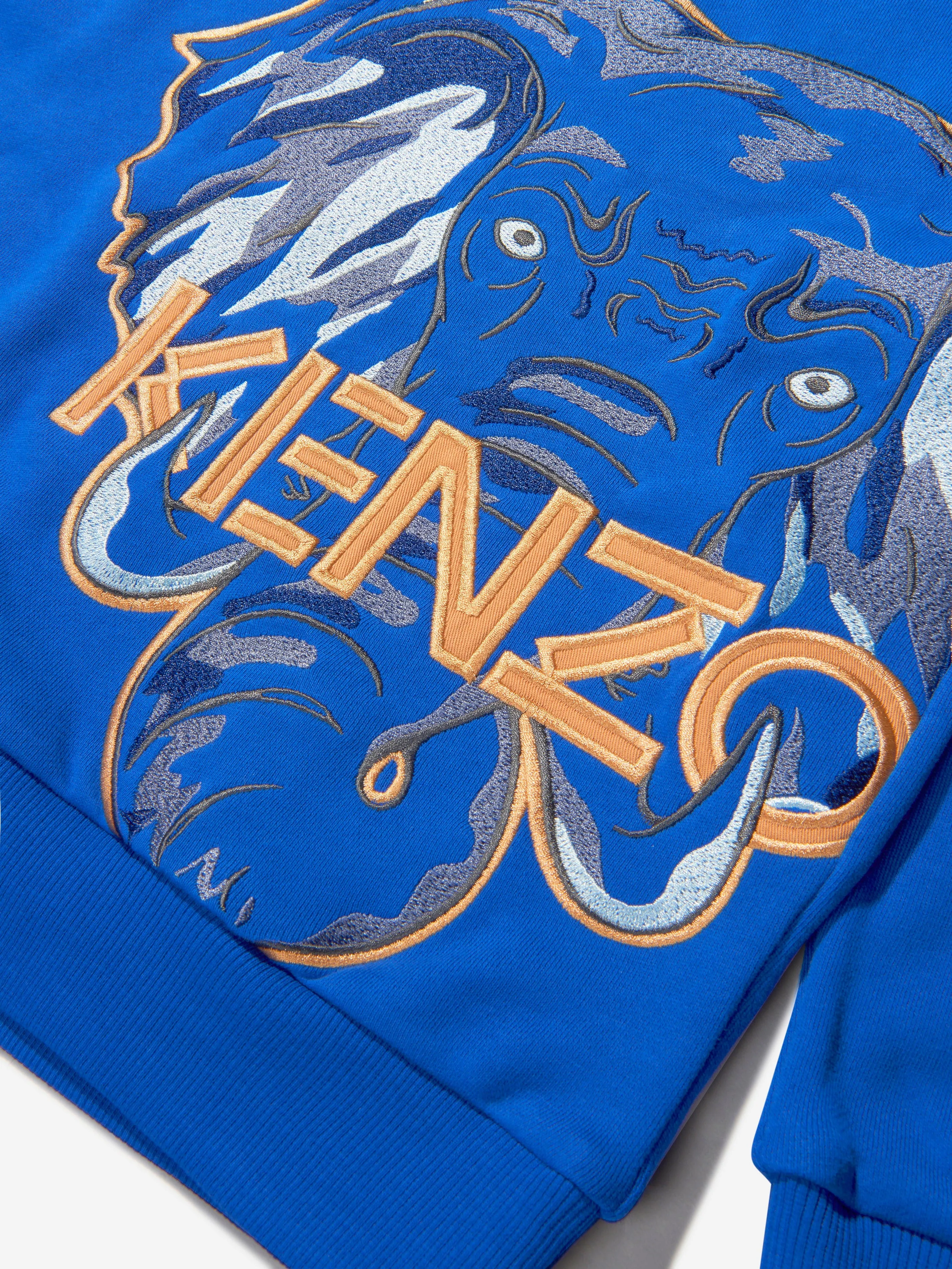 KENZO Boys Cotton Elephant Sweatshirt