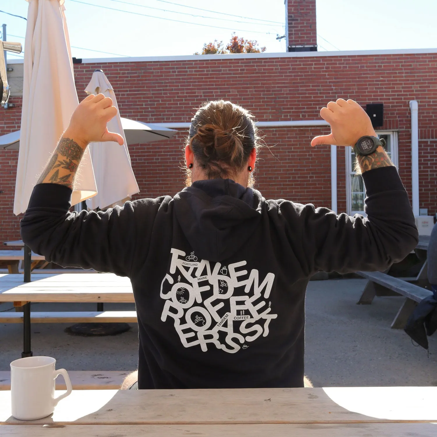 Letter Pullover Hoodie