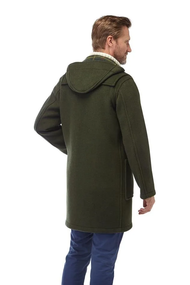 Men's Classic Fit Duffle Coat - Olive