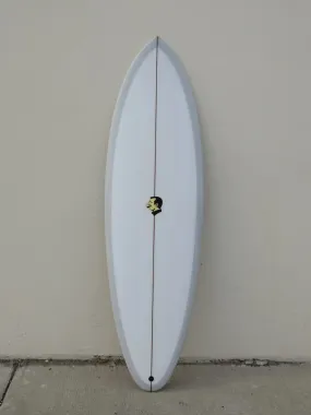 Nation Surfboards | 6'2" Continental Gray Speed Egg Surfboard