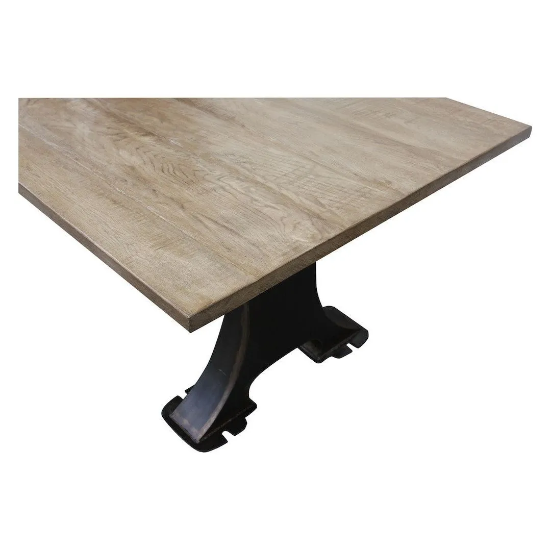 Roberto Industrial Machine Base Dining Table