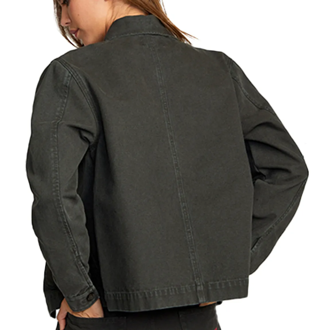 RVCA STELLA CHORE COAT - FBK