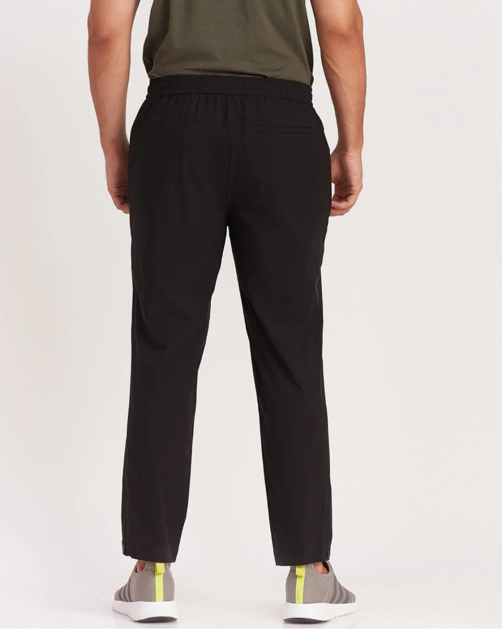 Slim Fit Performance Tech Joggers - Jet Black