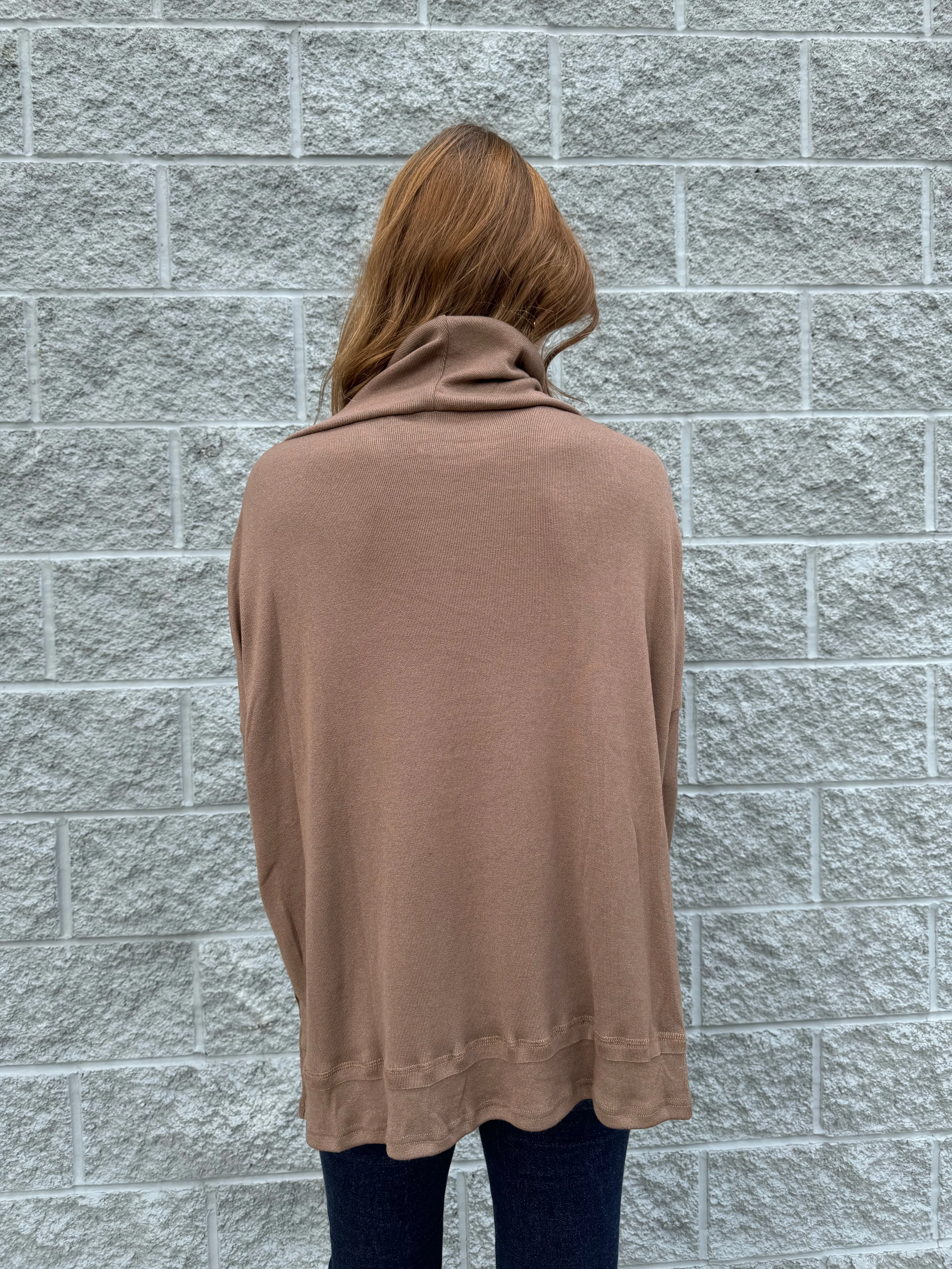 Turtle - A Long Sleeve Turtleneck Top