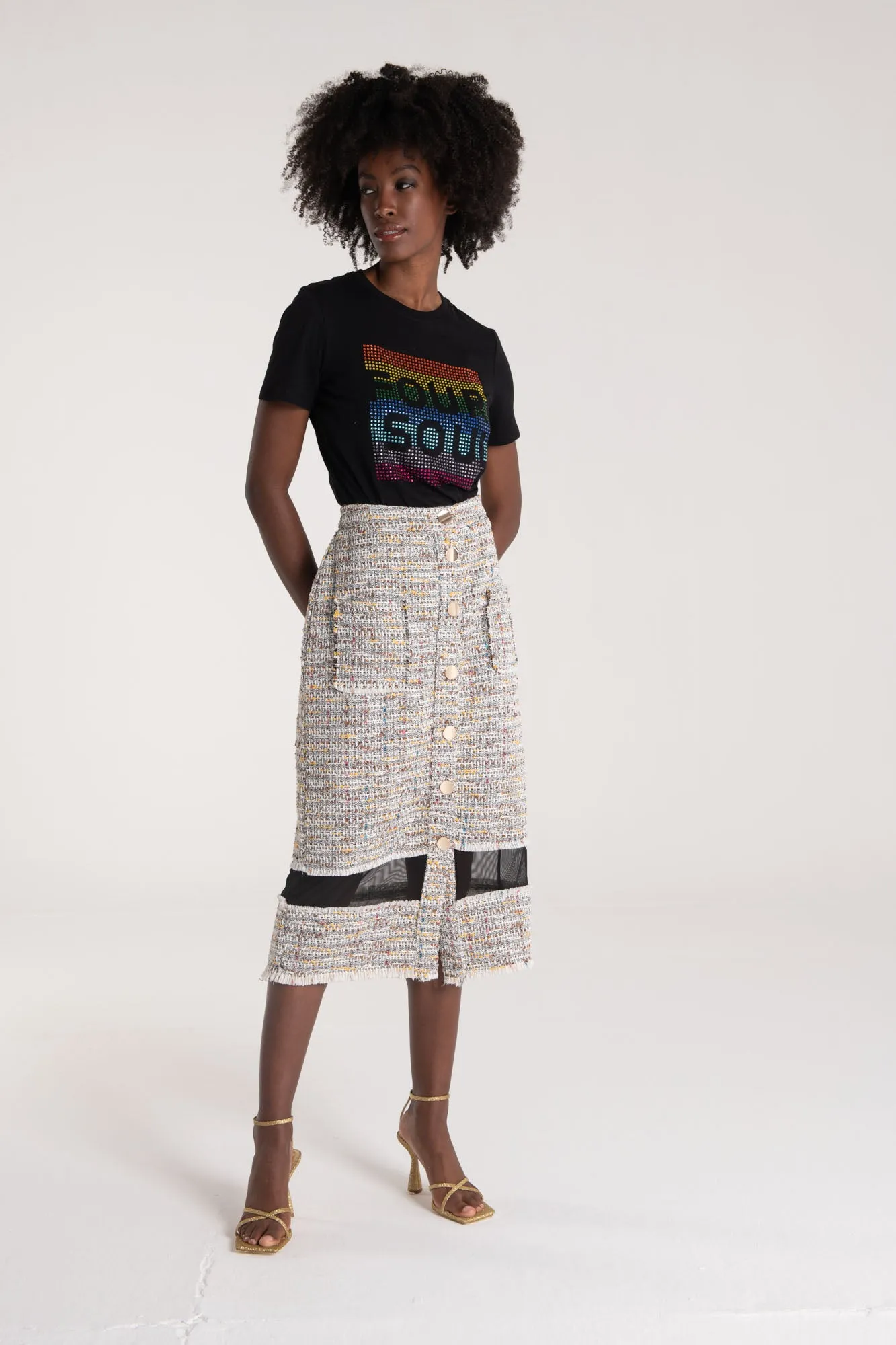 TWEED SKIRT