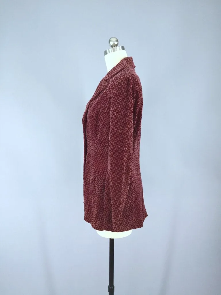 Vintage 1970s Velvet Blazer