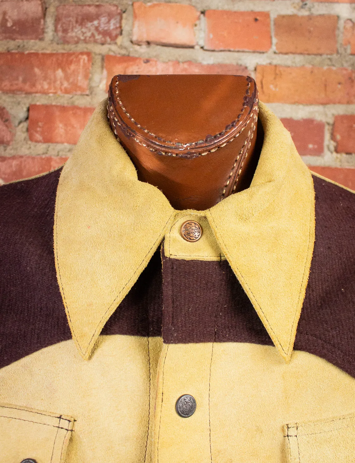 Vintage Americraft Chimayo Suede Jacket 70s 2XL