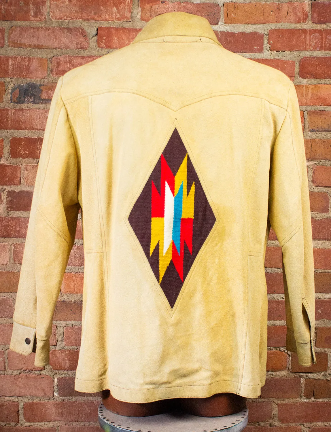 Vintage Americraft Chimayo Suede Jacket 70s 2XL
