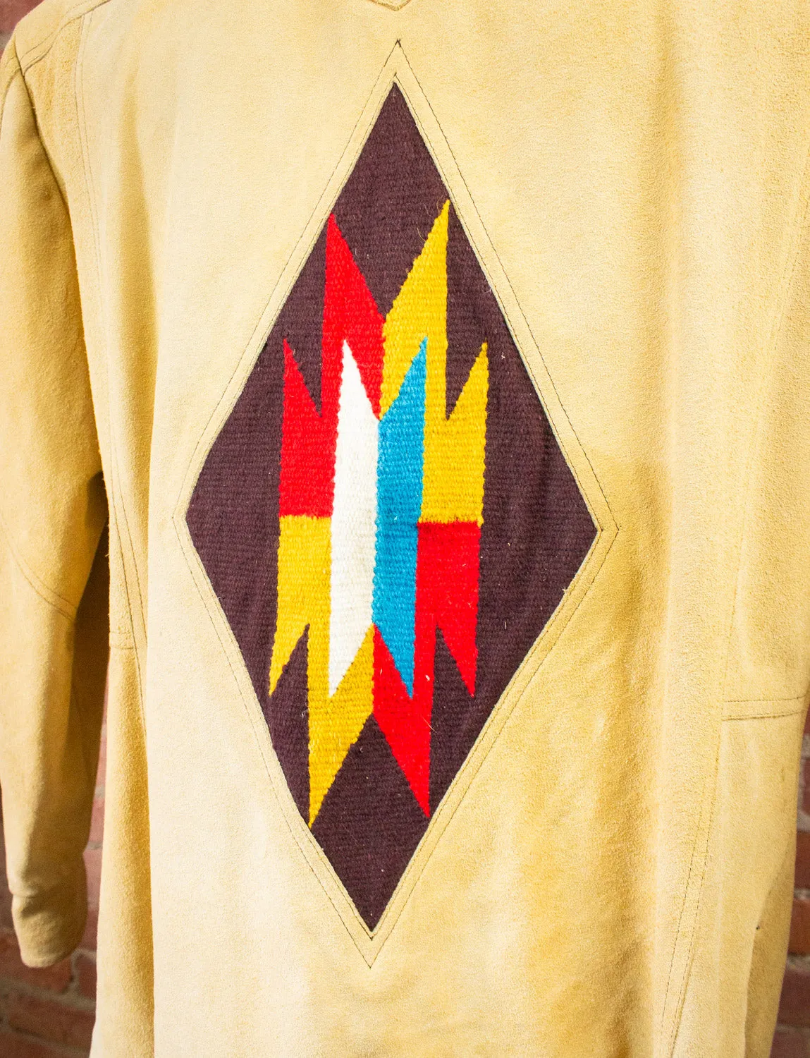 Vintage Americraft Chimayo Suede Jacket 70s 2XL