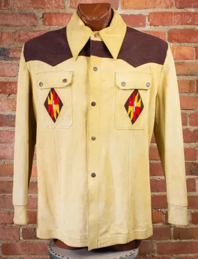 Vintage Americraft Chimayo Suede Jacket 70s 2XL