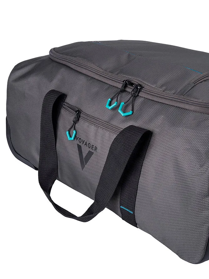 Voyager Trek Medium 2-Wheel Trolley Duffel | Granite
