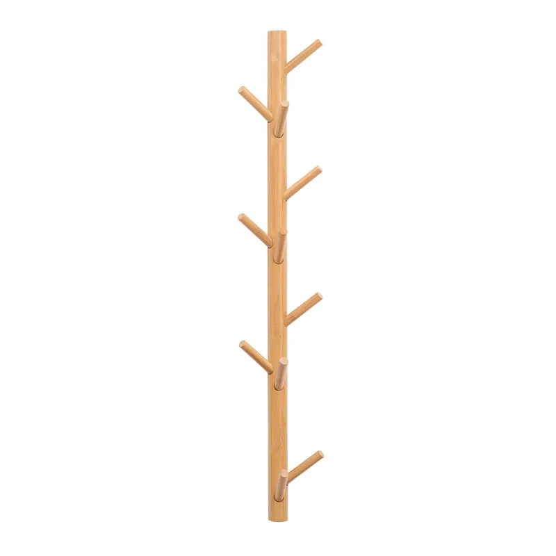 Wooden Hanging Coat Wall Rack